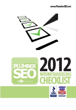 Plumber SEO & Internet Marketing Checklist Cover
