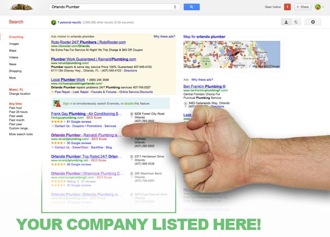 Google Maps Optimization for Plumbers & Plumbing & HVAC Contractors