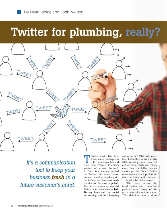 PlumberSEO - Our Article Featured in Plumbing & Mechanical