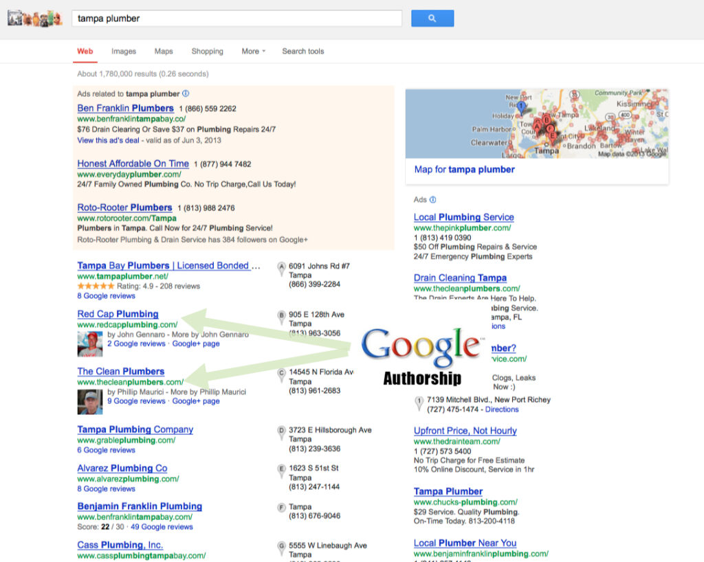 Google Authorship for your Plumbing or HVAC Business