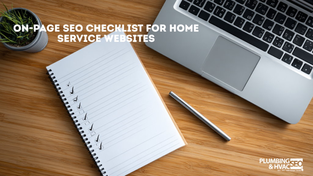 SEO checklist for home service websites