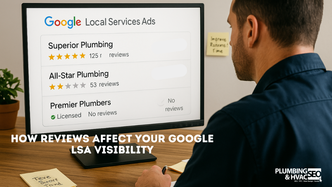 Reviews affect your google LSA visibility