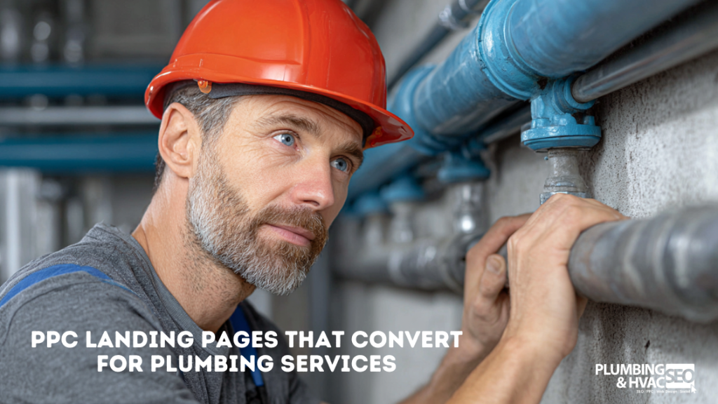 PPC landing pages that convert for plumbing services